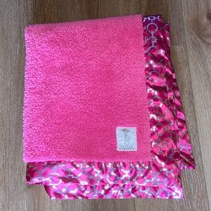 EUC little giraffe baby blanket